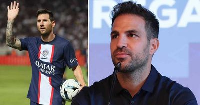 Cesc Fabregas makes emotional plea for Lionel Messi to quit PSG and return to Barcelona