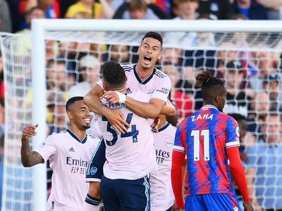 Gabriel Martinelli on target as Arsenal make winning start at Crystal Palace