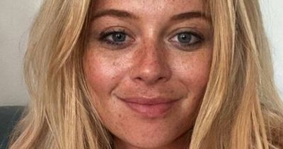 Emily Atack shows off sleek bob before having her flowing extensions re-attached