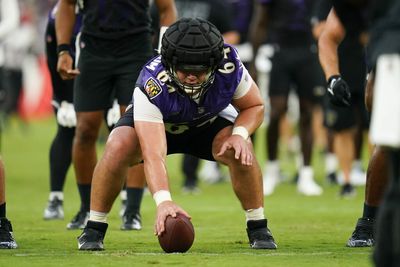 Ravens HC John Harbaugh reveals initial timeline for C Tyler Linderbaum to return from injury