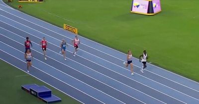 Runner in loose-fitting shorts suffers wardrobe error in World Athletics Championships