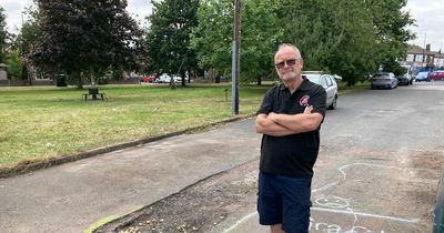 Neighbours at war as man installs 'awful' blockade to stop parents parking on street