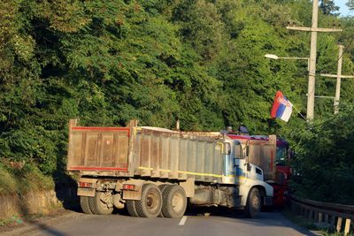 Kosovo police patrol attacked in volatile north