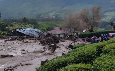 Major landslip in Idukki, 450 estate workers shifted