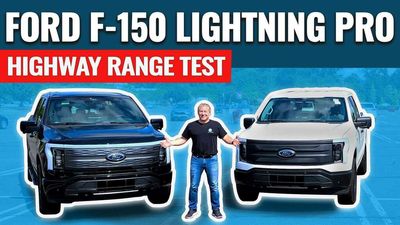 2022 Ford F-150 Lightning Pro: InsideEVs 70 MPH Range Test