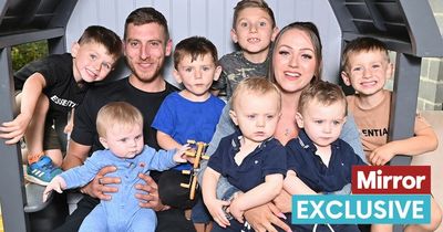 Supermum with SEVEN sons under the age of 7 describes her hectic life