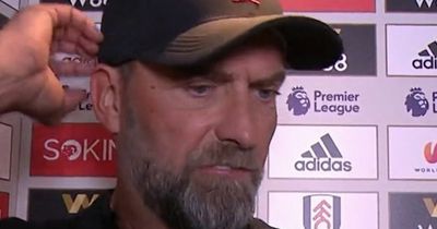 Jurgen Klopp calls Liverpool "nowhere near good enough" after "rubbish" game at Fulham