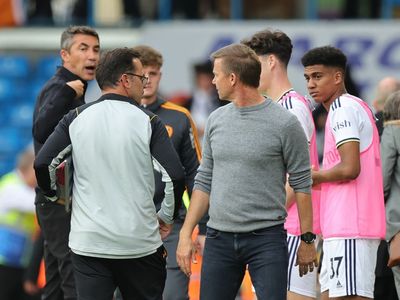 Jesse Marsch laughs off battle with Bruno Lage during Leeds’ win over Wolves