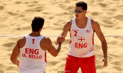 England’s Bello twins denied by Canada comeback in beach volleyball semi-final