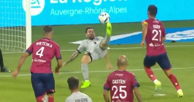 Lionel Messi has name sung by opposition fans after scoring overhead kick for PSG