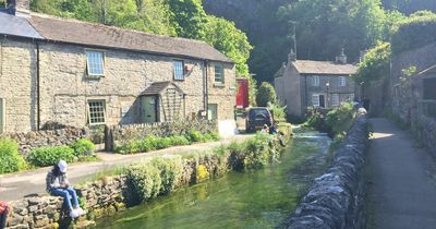 The picturesque village just an hour from Manchester where you can explore caverns and a ruined castle