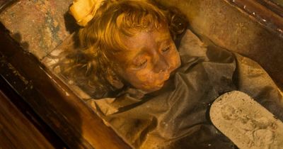 Two-year-old girl is 'world's most beautiful mummy' said to BLINK in her coffin