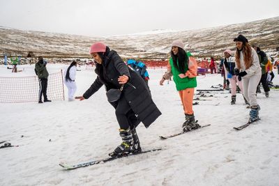 Tiny African kingdom has skiing as Europe sweats summer heat