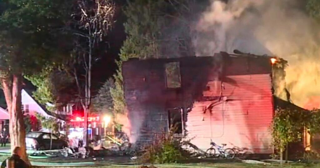 Tragic firefighter called to scene of horror blaze…