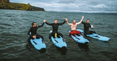 North Coast men paddling from Scotland to Northern Ireland to raise funds for two life-saving charities