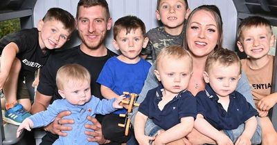 'Supermum' with seven boys under seven who has to change 175 nappies a week