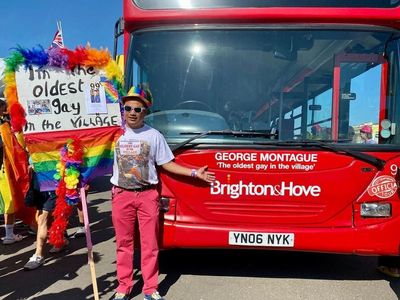 Brighton Pride honours ‘oldest gay in the village’ with special bus