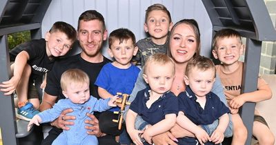 Mum of seven sons under 7 shares look into hectic life going through 175 nappies weekly