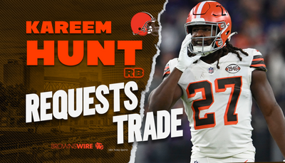 Report: Kareem Hunt requests trade, Browns refuse