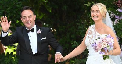 Ant McPartlin shares unseen wedding snap on first anniversary with wife Anne-Marie