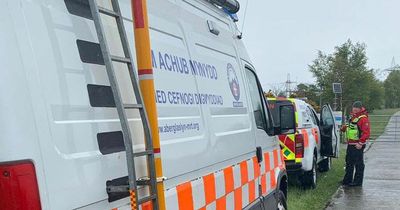 Two taken to hospital after vehicle falls down cliff face in 'serious' crash