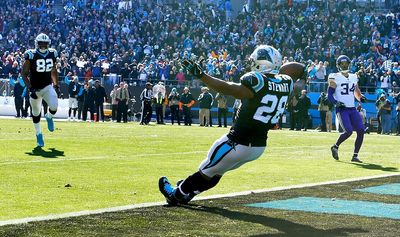 Best photos of Panthers reaching for goal-line TDs