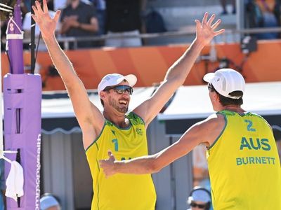 Aussie men win beach volleyball gold