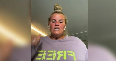 Kerry Katona supported as she vows to lose weight after 'whale' admission