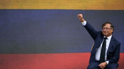 Ex-rebel Gustavo Petro sworn in as Colombia's first leftist president