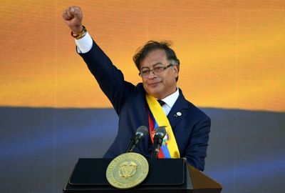 Gustavo Petro sworn in as Colombia's first leftist president