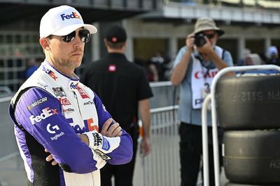 Late-race pit road penalty "frustrating" for Denny Hamlin