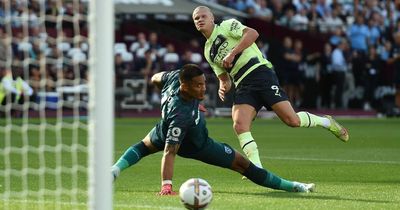 Erling Haaland hammered home his point with just three touches in Man City win vs West Ham