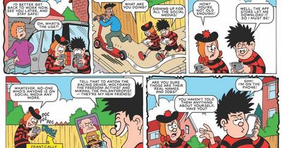 Dennis the Menace gets first mobile phone in new comic strip - about internet safety