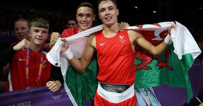 Welsh boxer Ioan Croft wins Commonwealth Games gold as he celebrates with twin brother