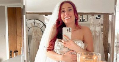 Inside Stacey Solomon's wedding fitting at home with baby Rose as she's 'overcome with emotion'