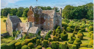 Castle near Edinburgh on sale with spiral staircase, walled garden and its own ghost