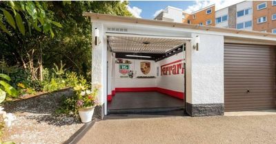Bling Edinburgh garage with fancy decor on sale with eye-watering price tag