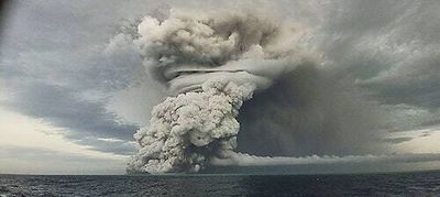 Extreme Tonga volcano eruption leaves a telltale finger-print in space