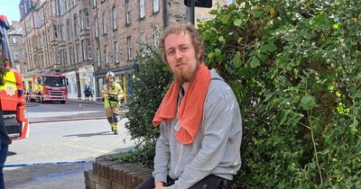 Edinburgh local tells of dramatic escape from home after chip shop blaze