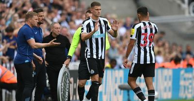 Bruno shows Sven Botman what he has to do as powerful message sent to Newcastle dressing room