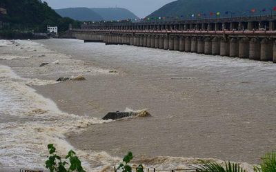 Andhra Pradesh: All gates of Prakasam Barrage lifted