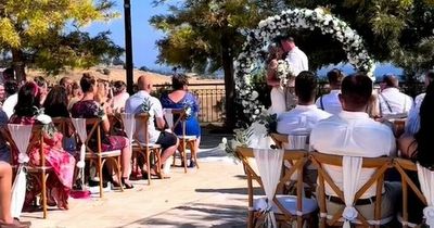 Wales rugby star Adam Beard gets married in stunning Cyprus wedding