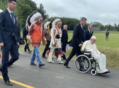 Witnessing Pope Francis’s apology for abuses against my people