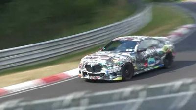 BMW 3.0 CSL Hommage Spied Making Great Sounds While Lapping Nurburgring