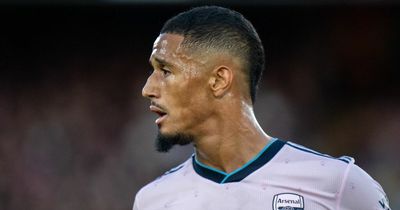 William Saliba rated by Arsenal partner Gabriel after long-awaited debut