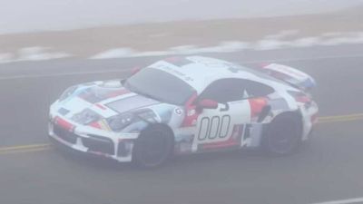 Watch Stock 911 Turbo S Rocket Up Pikes Peak To Second Place Win