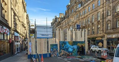 Huge Edinburgh mural to cover up North Bridge repairs as work drags on