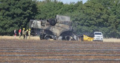 Fire service establish cause for huge field fire near Chipping Sodbury