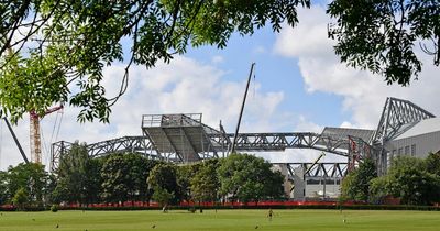 Anfield stadium expansion continues to take shape in new pictures