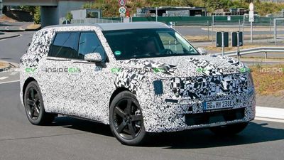 Kia EV9 Electric SUV Spied With Less Camo, We Finally See Its Shape